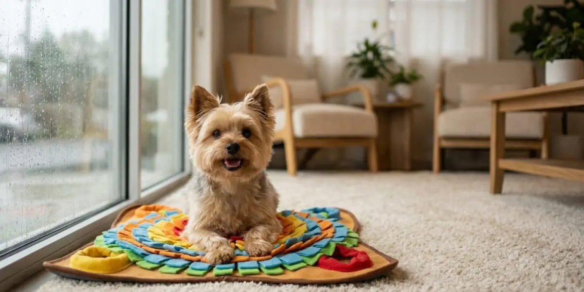 Rotate Snuffle Mats to Reduce Yorkie Restlessness on Langley Mornings